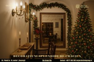 Eleganța Interbelică a Eko Group Vila Dezvăluită prin Decoratiuni de Craciun Inspirate din Anii ’30